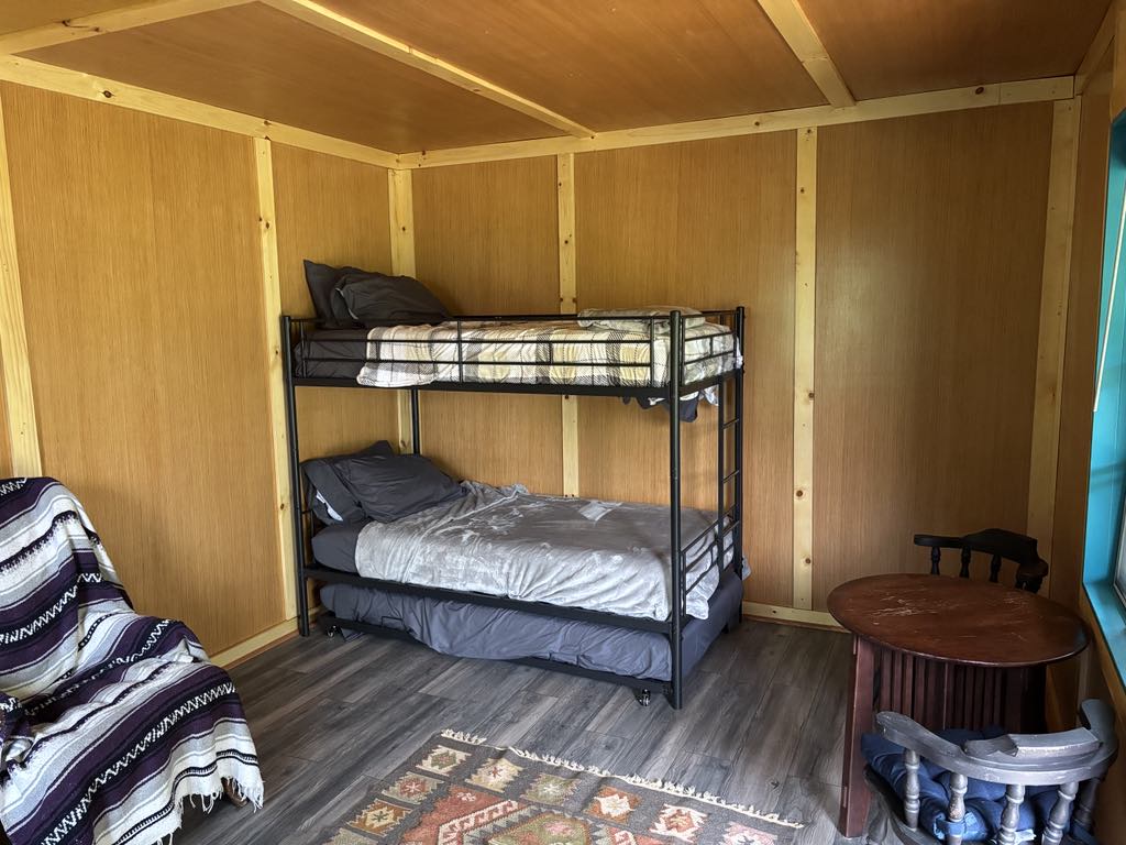 Off Grid Cabin Bunks